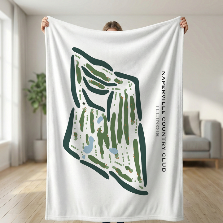 Naperville Country Club, Illinois - Printed Golf Courses