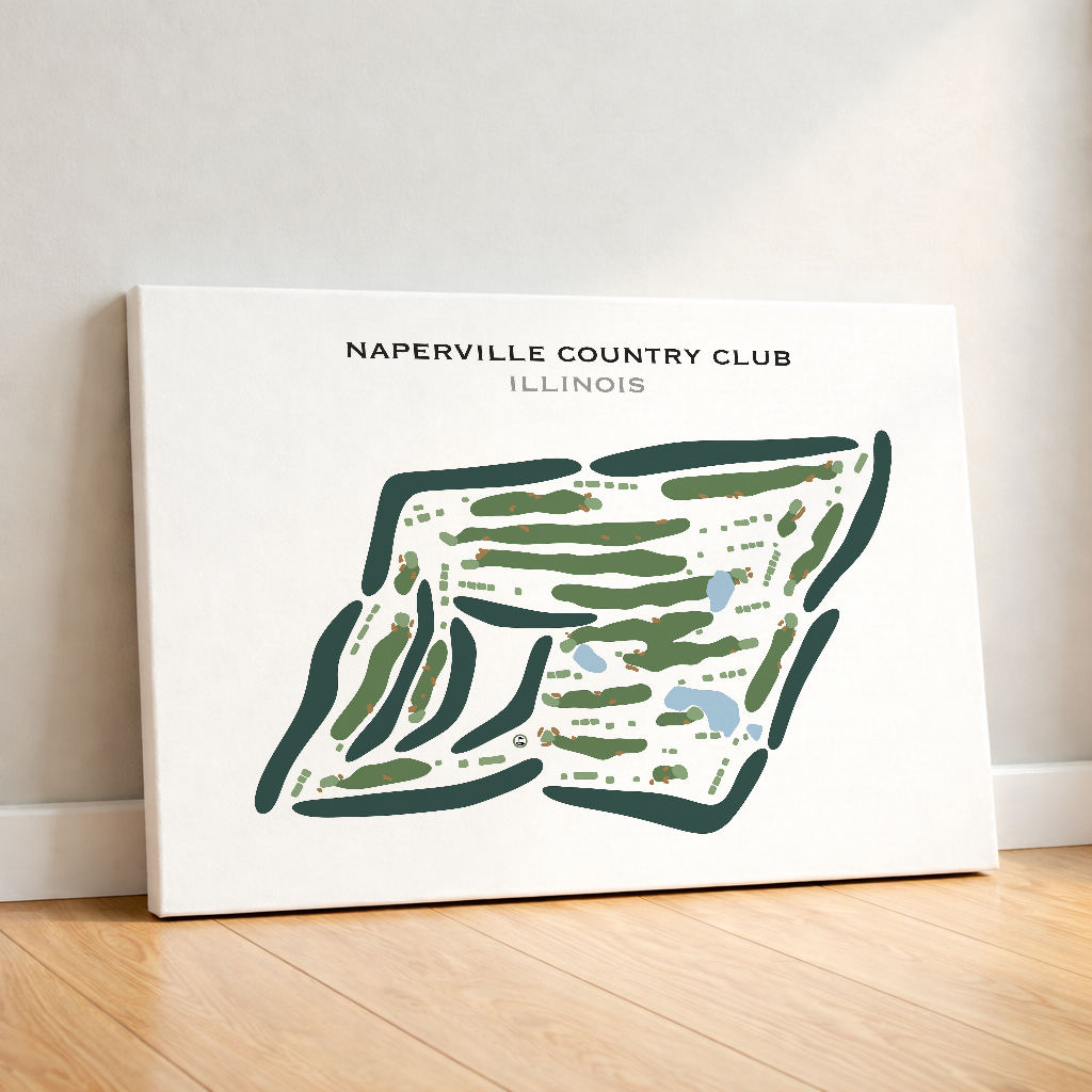 Naperville Country Club, Illinois - Printed Golf Courses