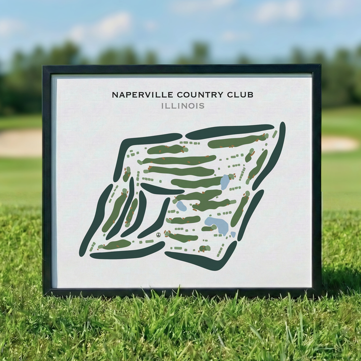 Naperville Country Club, Illinois - Printed Golf Courses