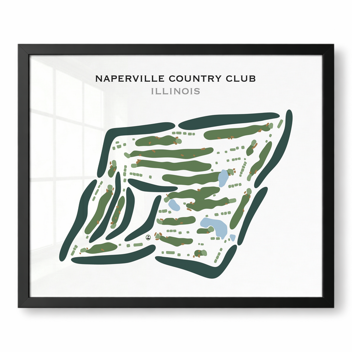 Naperville Country Club, Illinois - Printed Golf Courses