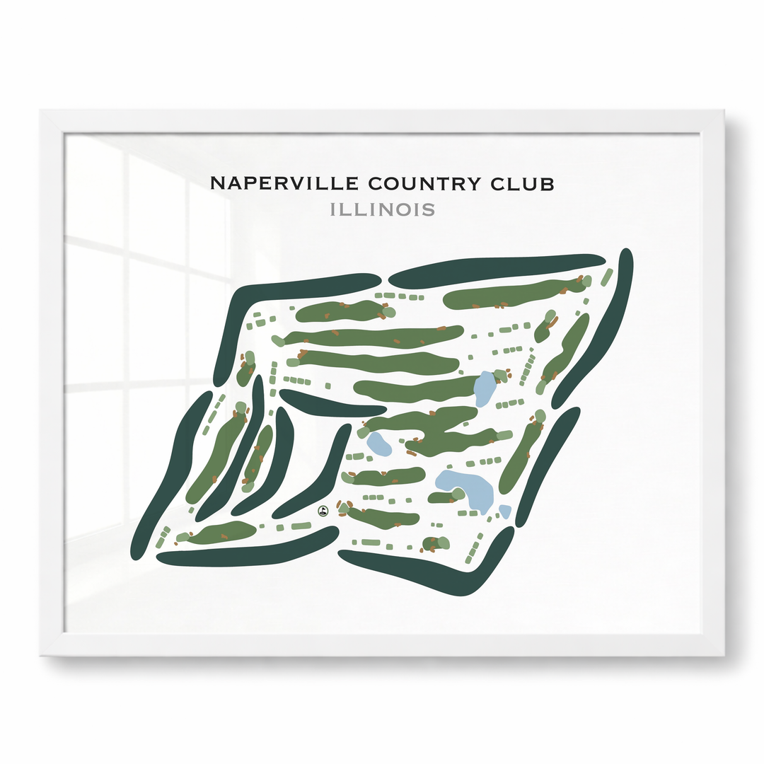 Naperville Country Club, Illinois - Printed Golf Courses