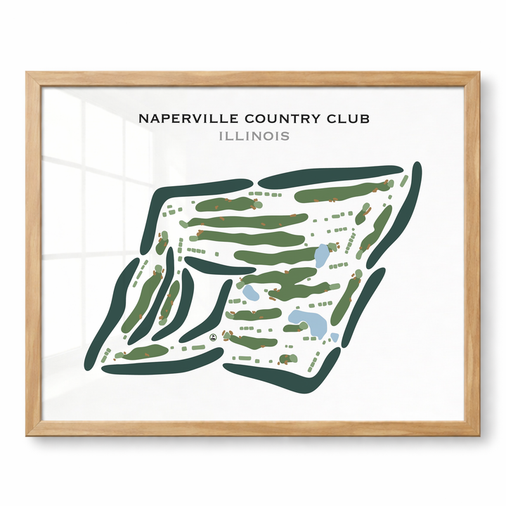 Naperville Country Club, Illinois - Printed Golf Courses