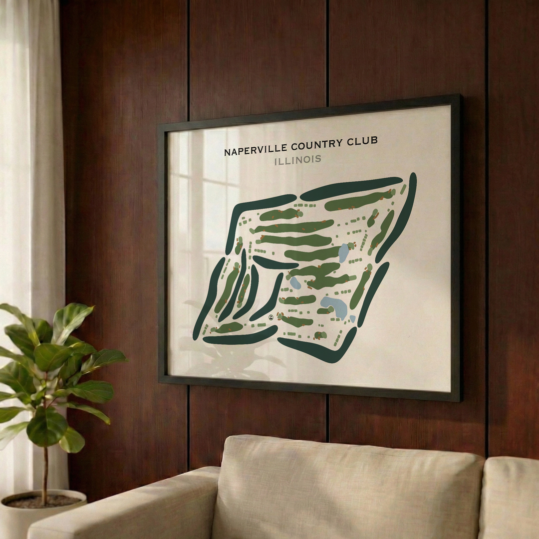 Naperville Country Club, Illinois - Printed Golf Courses