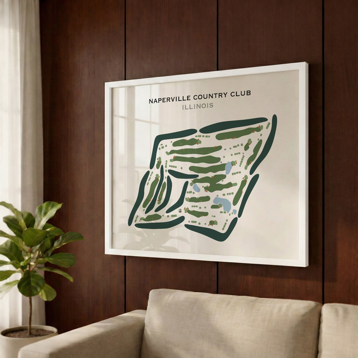 Naperville Country Club, Illinois - Printed Golf Courses