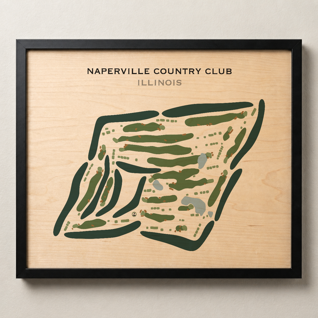 Naperville Country Club, Illinois - Printed Golf Courses