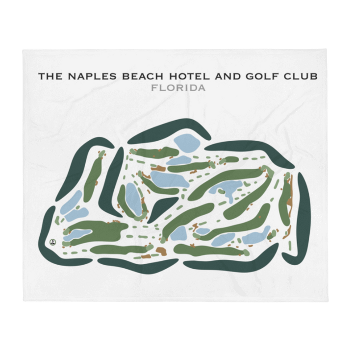 The Naples Beach Hotel & Golf Club, Florida - Printed Golf Courses