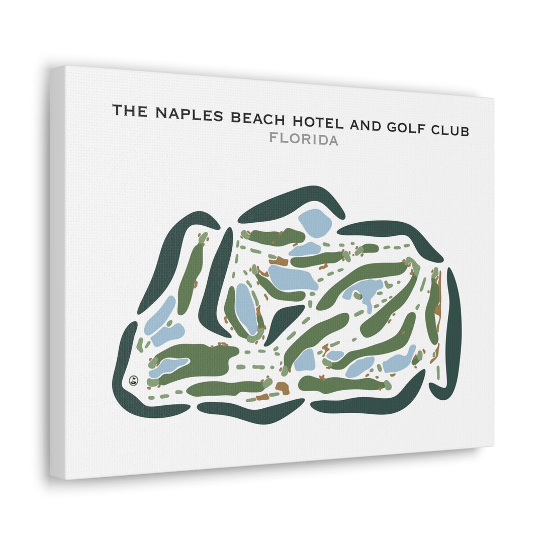 The Naples Beach Hotel & Golf Club, Florida - Printed Golf Courses