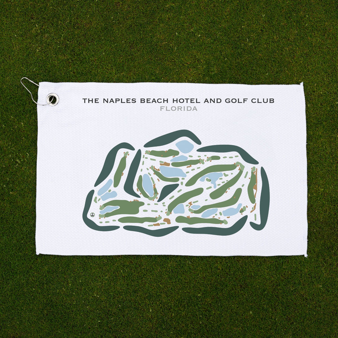 The Naples Beach Hotel & Golf Club, Florida - Printed Golf Courses