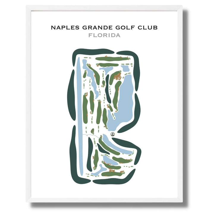 Naples Grande Golf Club, Florida - Printed Golf Courses