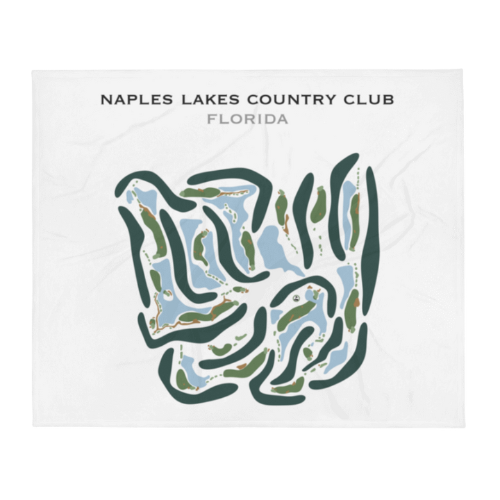 Naples Lakes Country Club, Florida - Printed Golf Courses