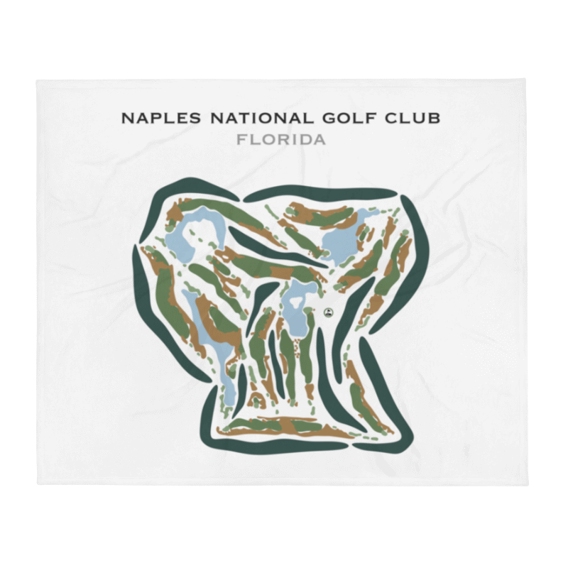 Naples National Golf Club, Florida - Printed Golf Courses