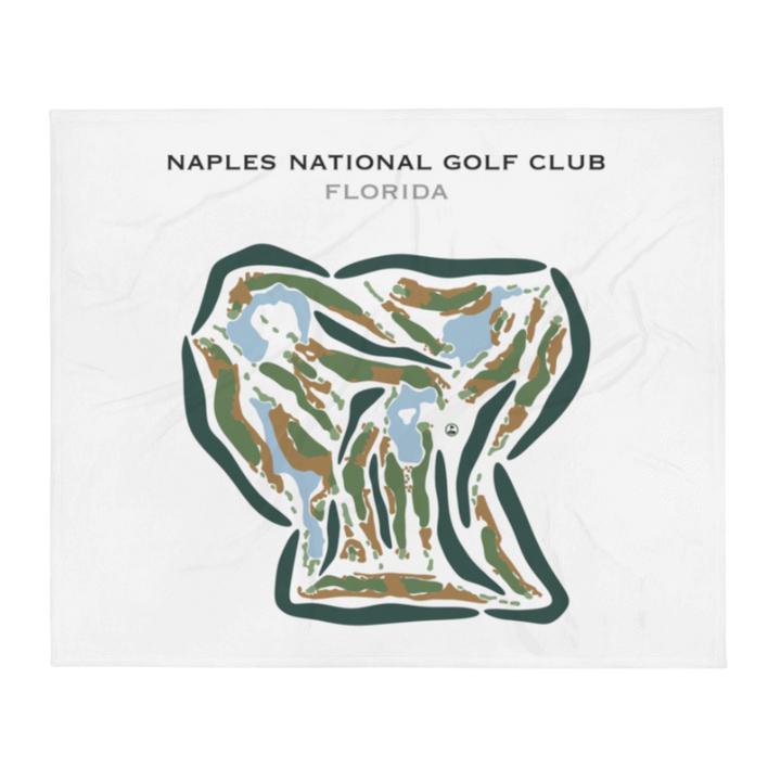 Naples National Golf Club, Florida - Printed Golf Courses