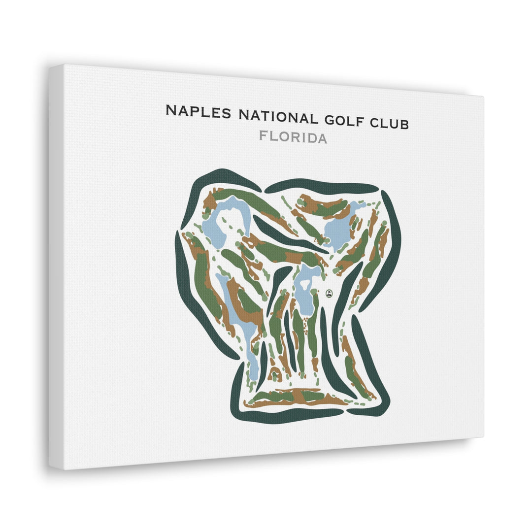 Naples National Golf Club, Florida - Printed Golf Courses