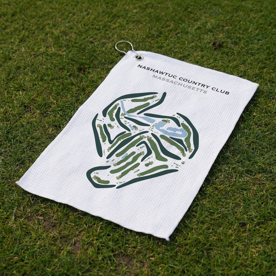 Nashawtuc Country Club, Massachusetts - Printed Golf Course