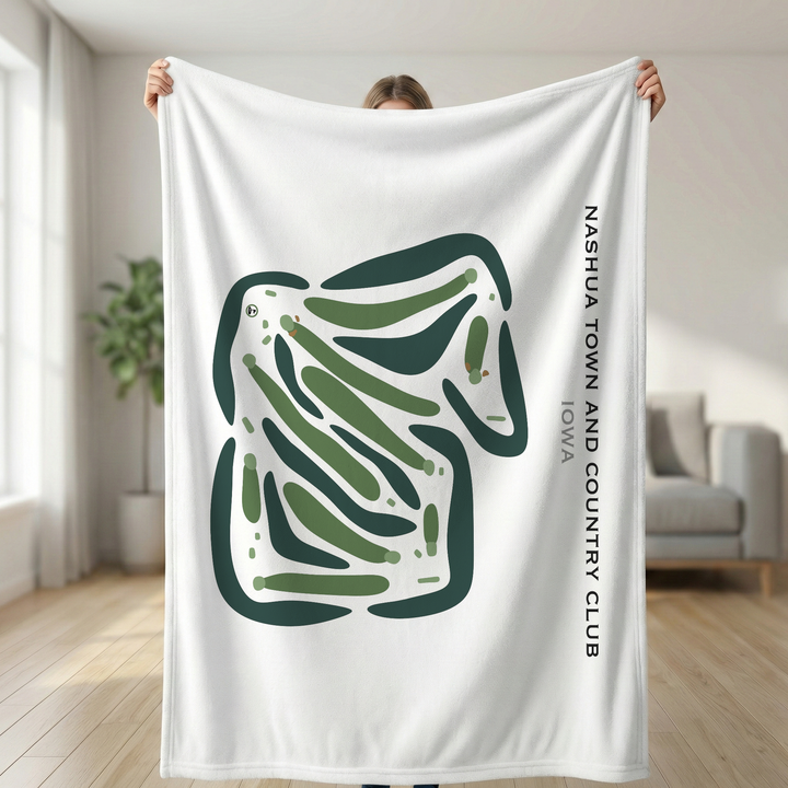 Nashua Town & Country Club, Iowa - Printed Golf Courses