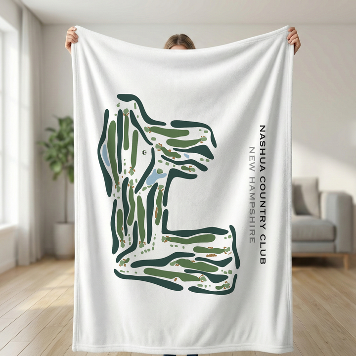 Nashua Country Club, New Hampshire - Printed Golf Course