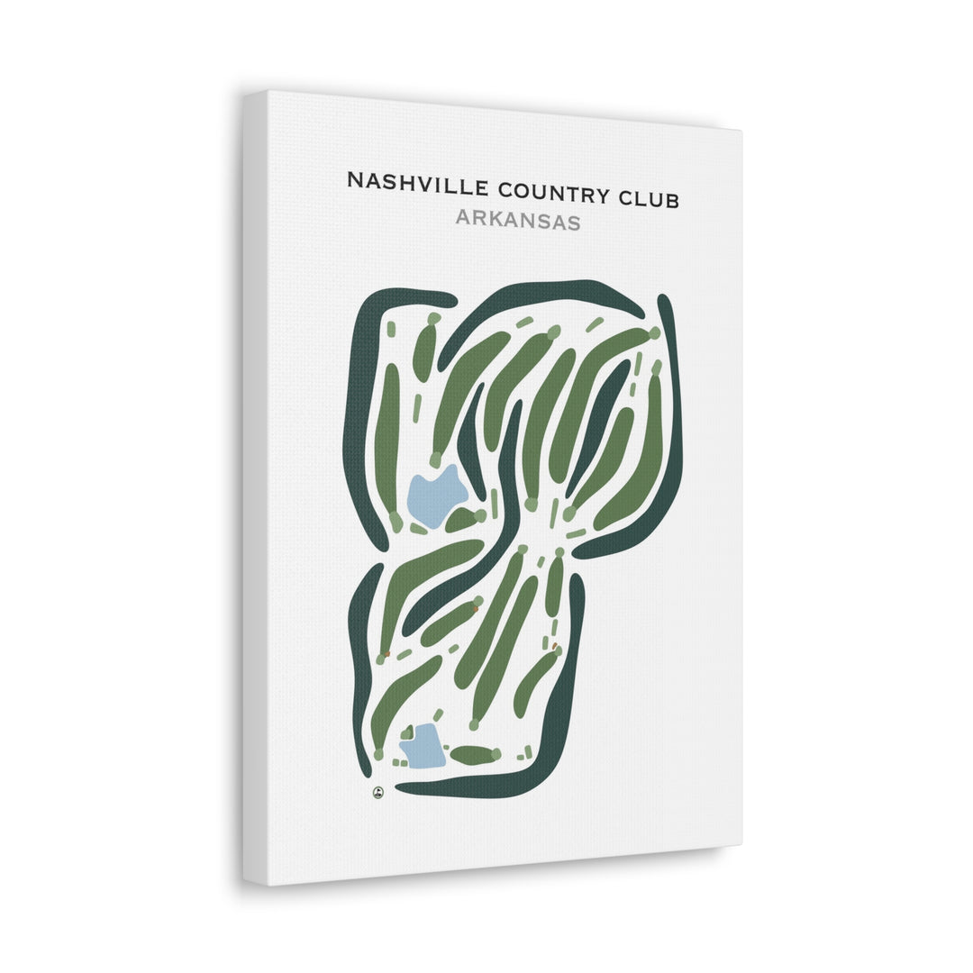 Nashville Country Club, Arkansas - Printed Golf Courses