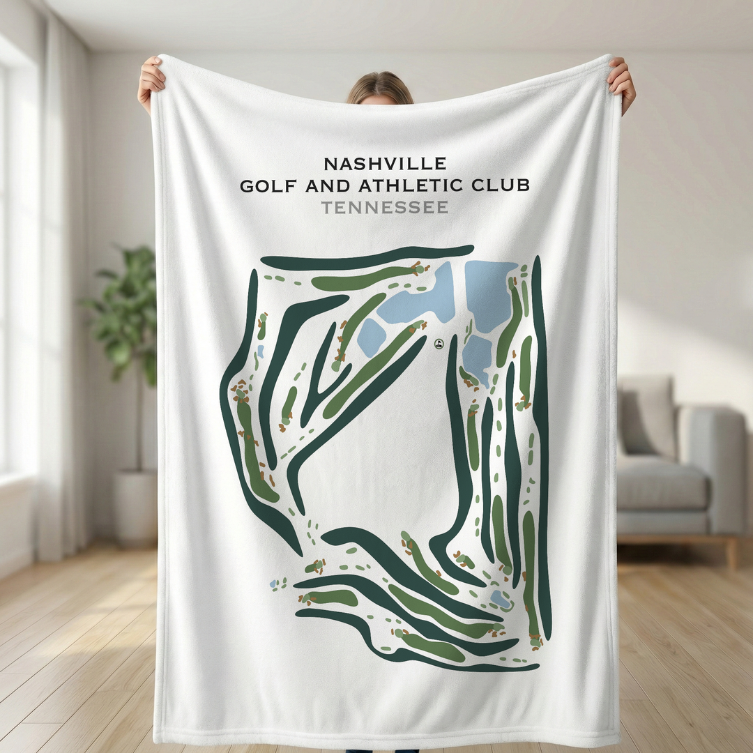 Nashville Golf and Athletic Club, Tennessee - Printed Golf Courses