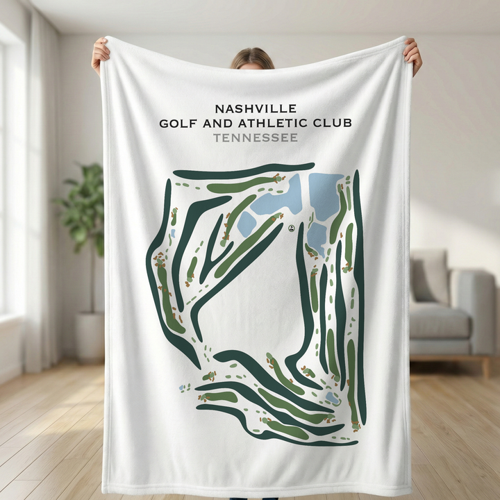 Nashville Golf and Athletic Club, Tennessee - Printed Golf Courses