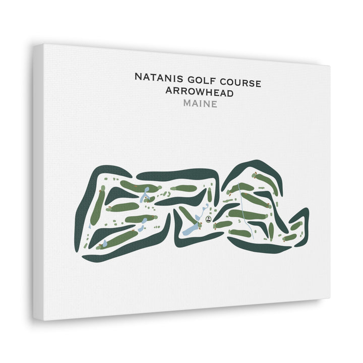 Natanis Golf Course, Maine - Printed Golf Courses