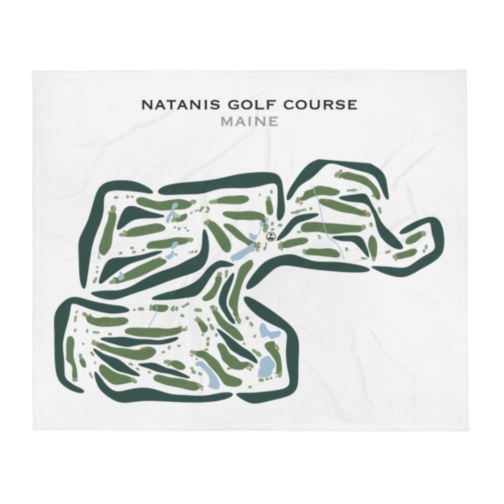 Natanis Golf Course, Maine - Printed Golf Courses