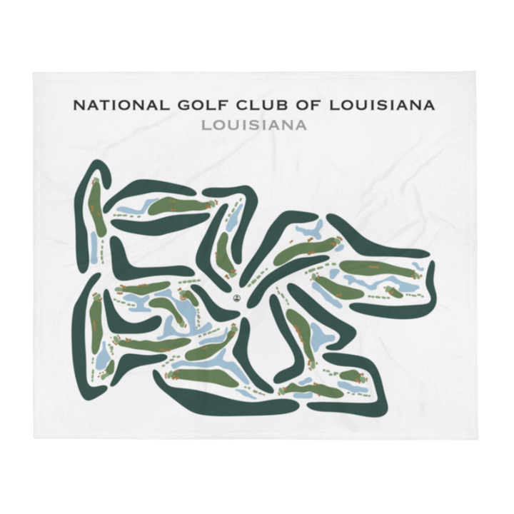 National Golf Club of Louisiana, Louisiana - Printed Golf Courses