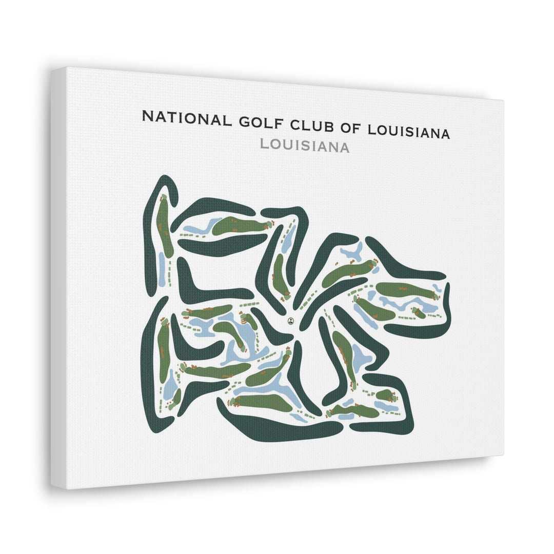 National Golf Club of Louisiana, Louisiana - Printed Golf Courses