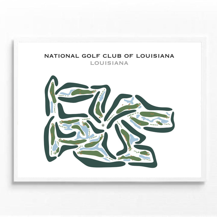 National Golf Club of Louisiana, Louisiana - Printed Golf Courses