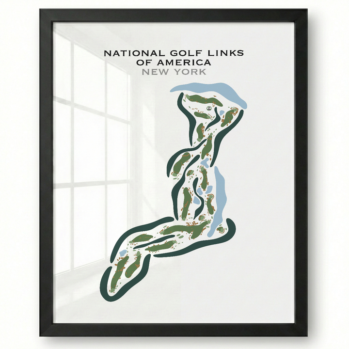 National Golf Links of America, New York - Printed Golf Courses