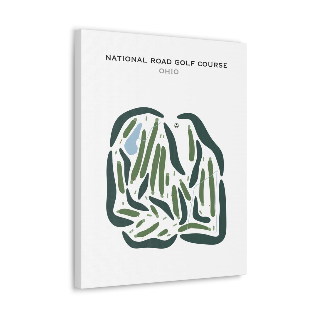 National Road Golf Course, Ohio - Printed Golf Courses