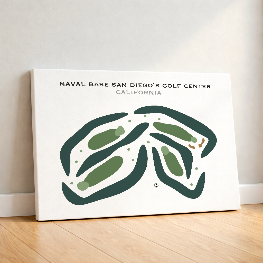 Naval Base San Diego’s Golf Center, California - Printed Golf Courses