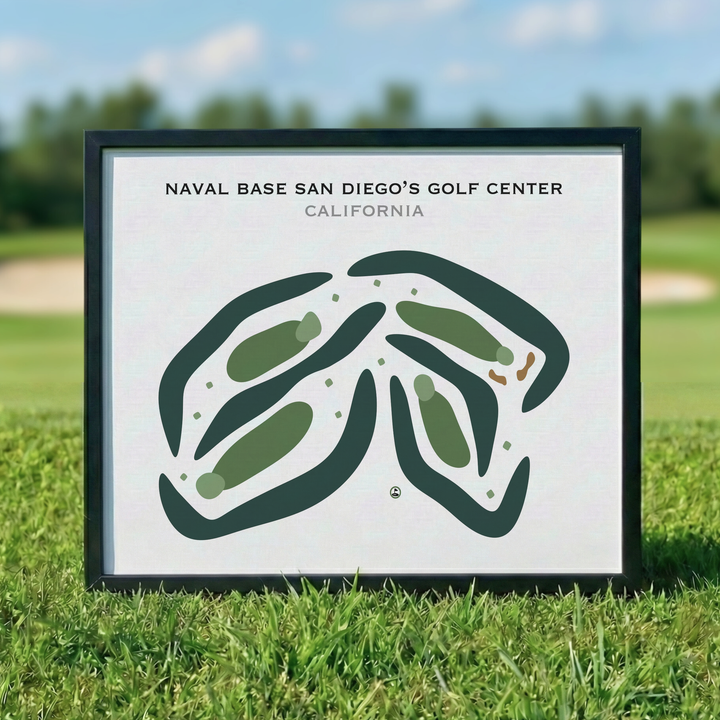Naval Base San Diego’s Golf Center, California - Printed Golf Courses