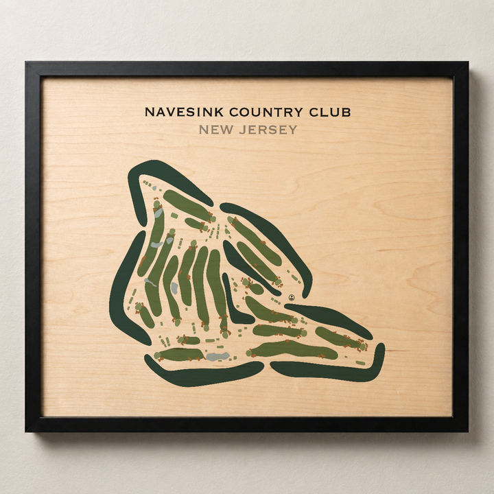 Navesink Country Club, New Jersey - Printed Golf Courses