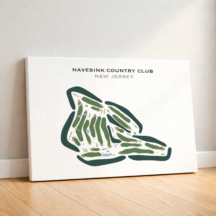 Navesink Country Club, New Jersey - Printed Golf Courses