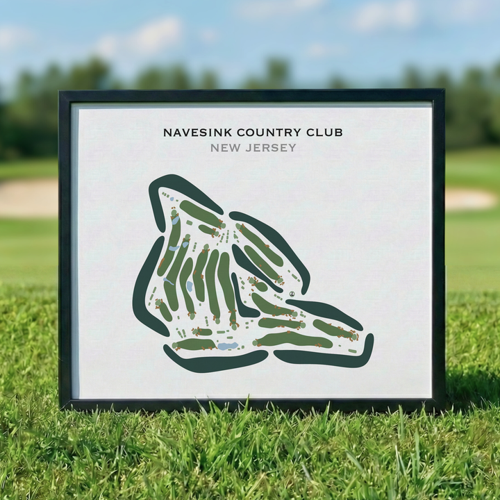Navesink Country Club, New Jersey - Printed Golf Courses