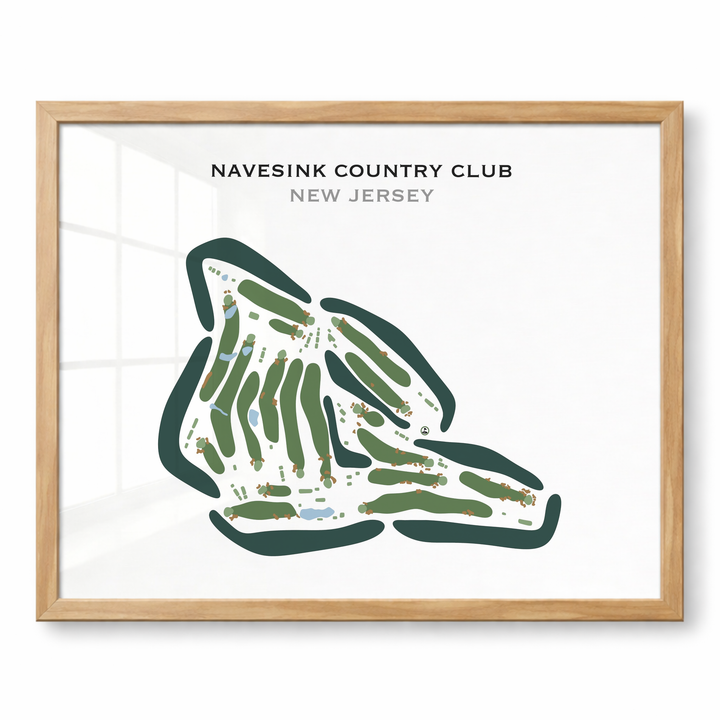 Navesink Country Club, New Jersey - Printed Golf Courses