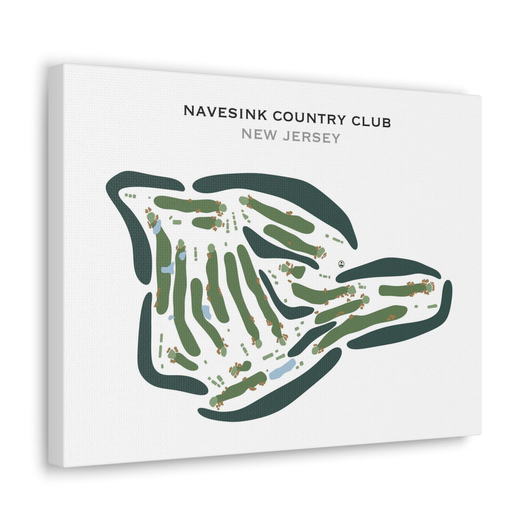 Navesink Country Club, New Jersey - Printed Golf Courses