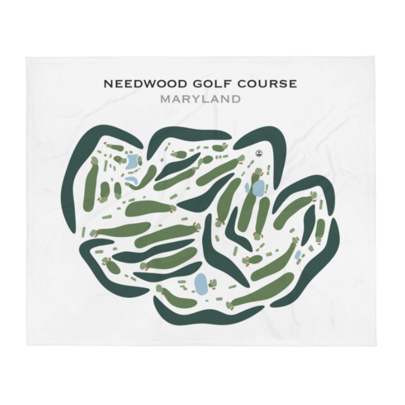 Needwood Golf Course, Derwood, Maryland - Printed Golf Courses