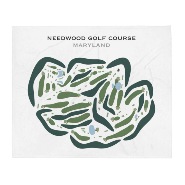 Needwood Golf Course, Derwood, Maryland - Printed Golf Courses