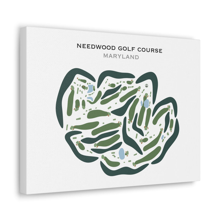 Needwood Golf Course, Derwood, Maryland - Printed Golf Courses
