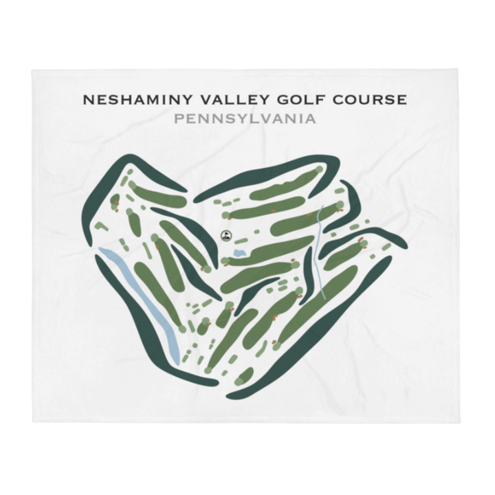 Neshaminy Valley Golf Course, Pennsylvania - Printed Golf Courses