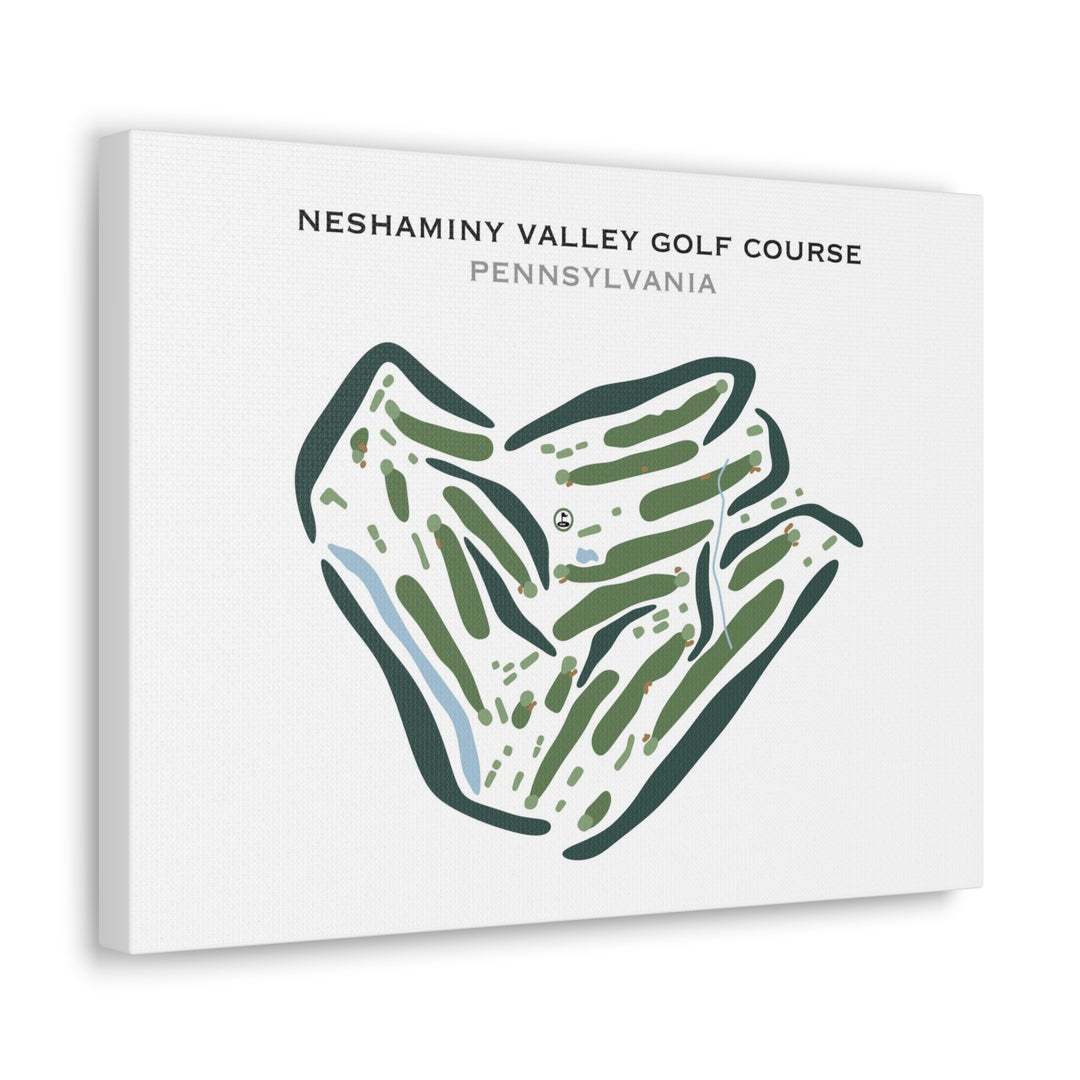 Neshaminy Valley Golf Course, Pennsylvania - Printed Golf Courses