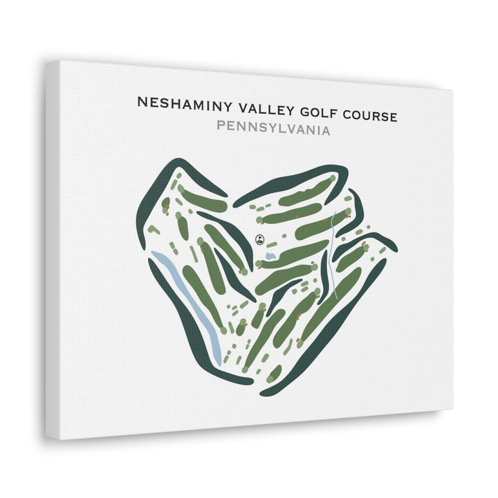 Neshaminy Valley Golf Course, Pennsylvania - Printed Golf Courses