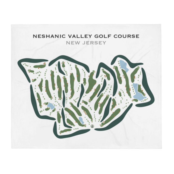 Neshanic Valley Golf Course, New Jersey - Printed Golf Courses