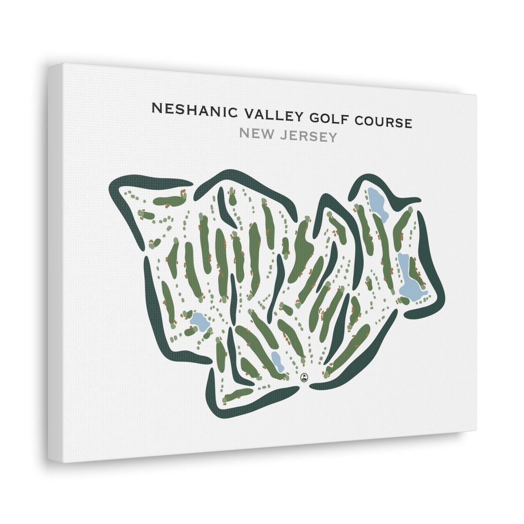 Neshanic Valley Golf Course, New Jersey - Printed Golf Courses