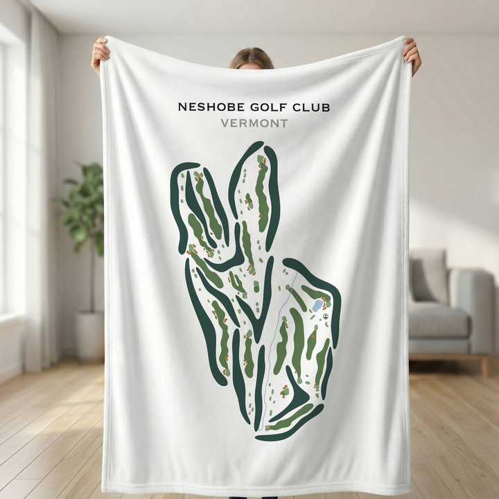 Neshobe Golf Club, Vermont - Printed Golf Course