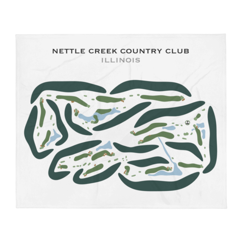 Nettle Creek Country Club, Illinois - Printed Golf Courses