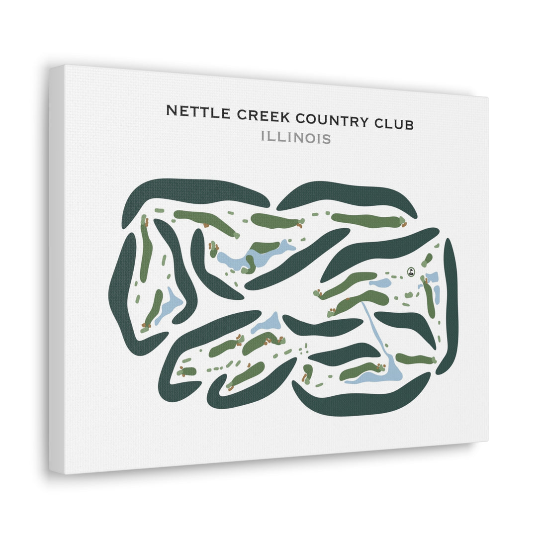 Nettle Creek Country Club, Illinois - Printed Golf Courses