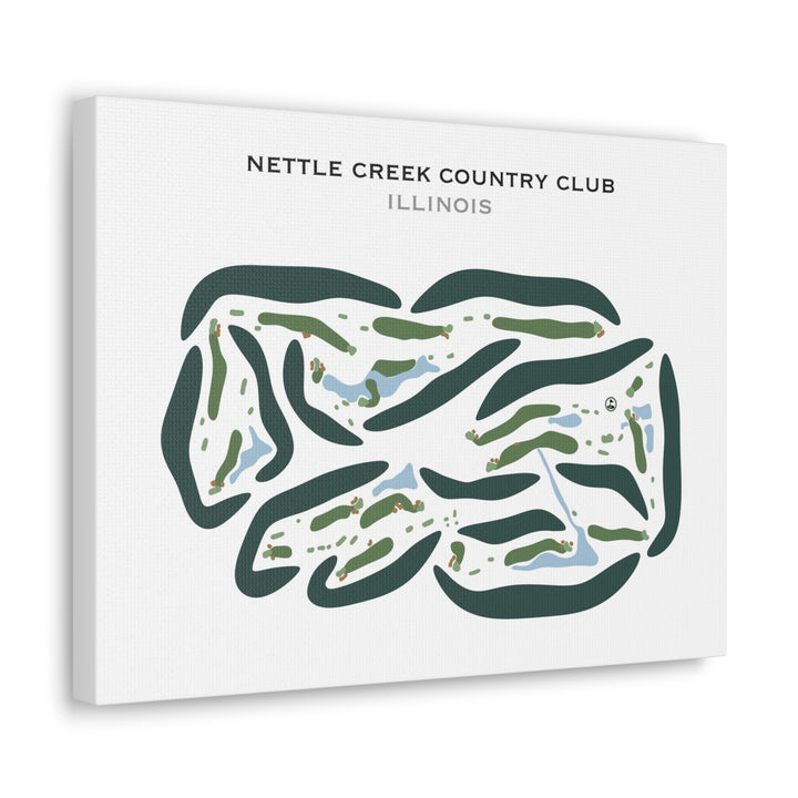 Nettle Creek Country Club, Illinois - Printed Golf Courses