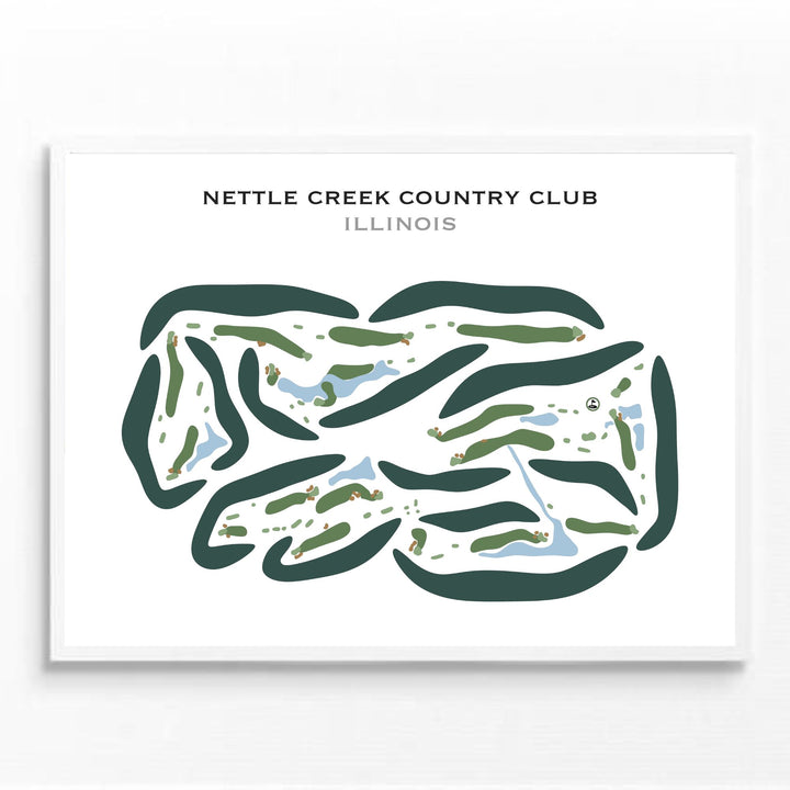 Nettle Creek Country Club, Illinois - Printed Golf Courses